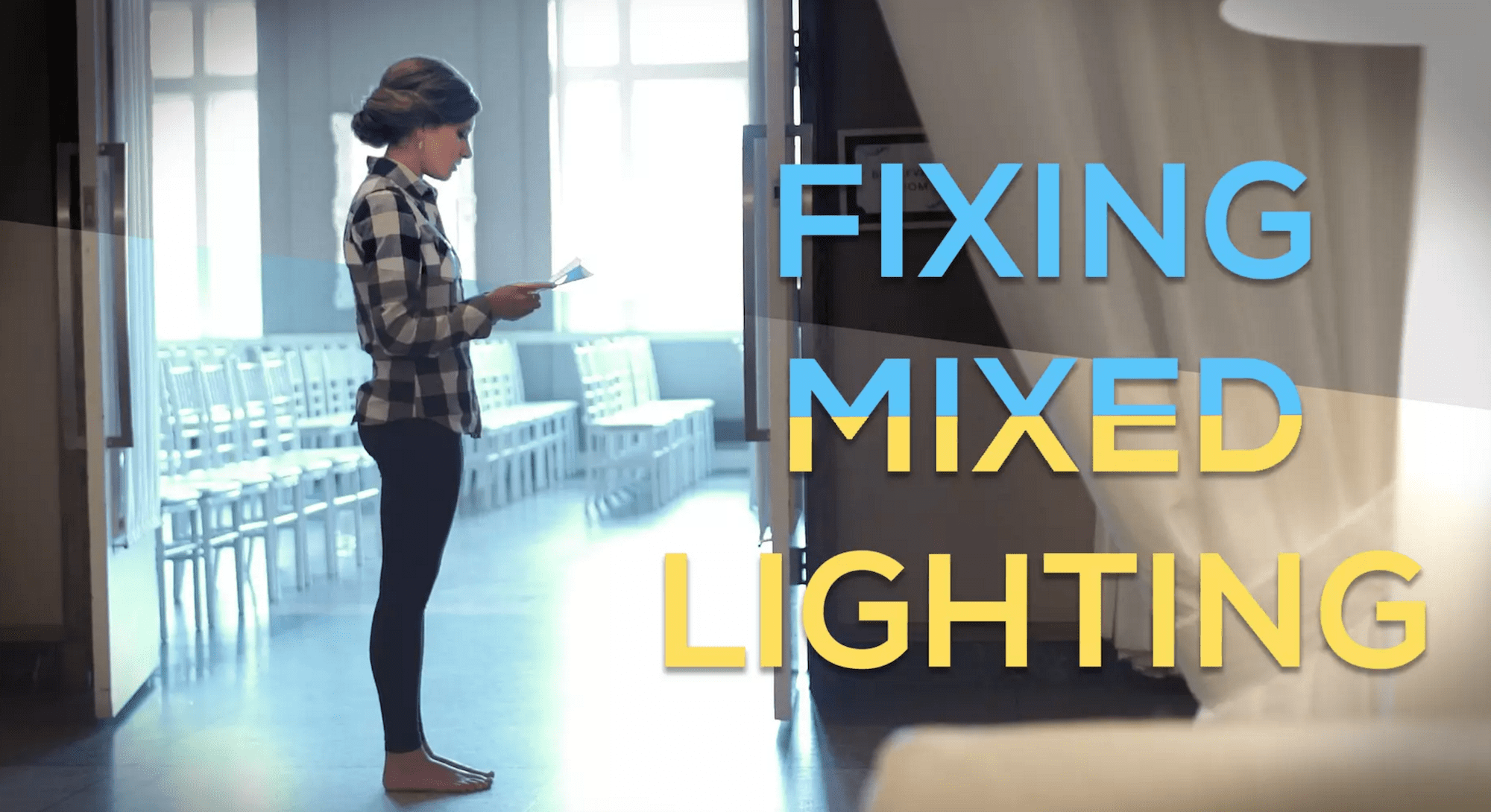How to Fix a Shot with Ugly Mixed Lighting in DaVinci Resolve