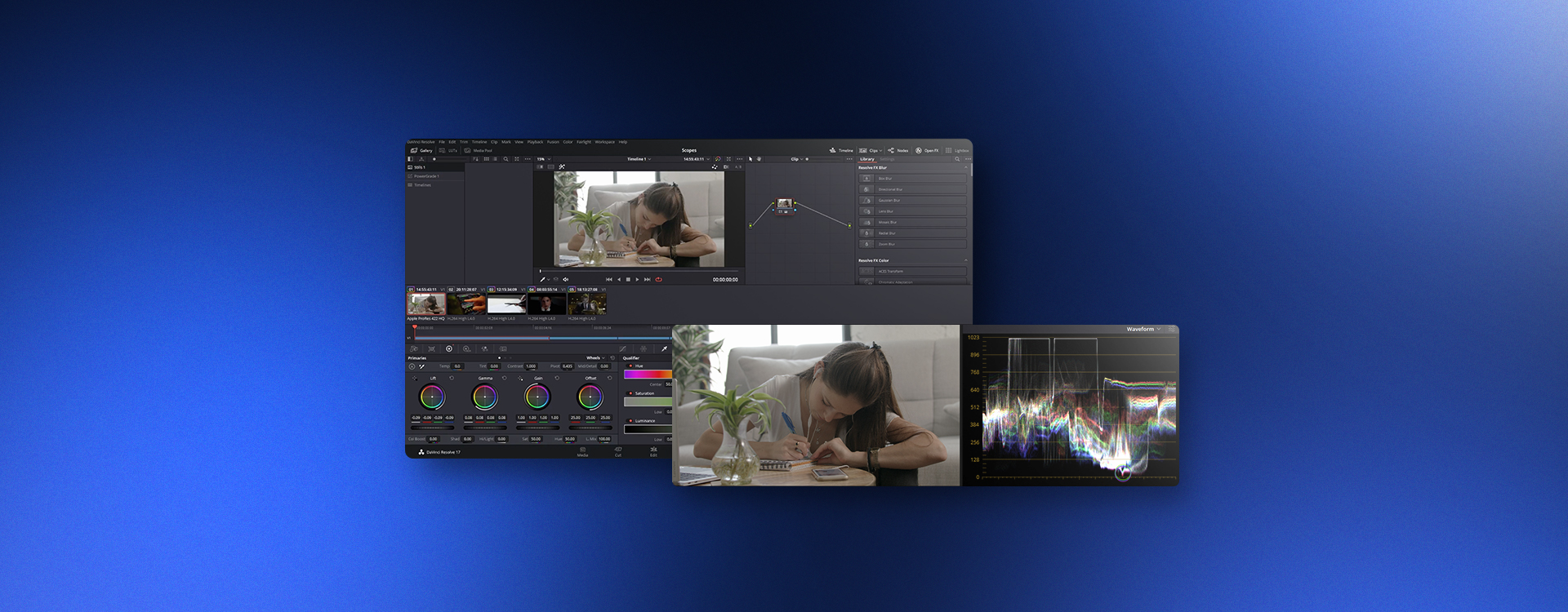 Davinci resolve video scopes