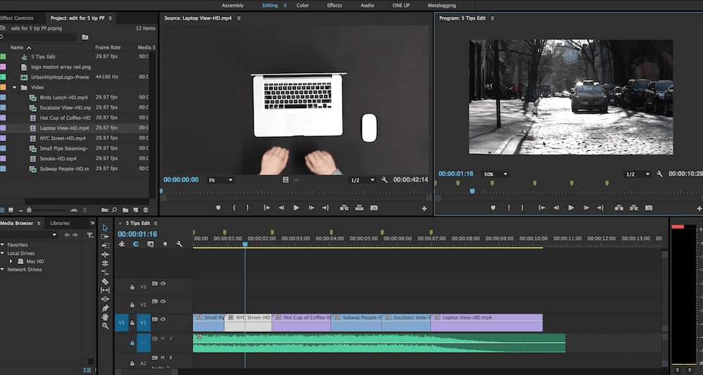 5 Quick Premiere Pro Tips to Make You More Efficient